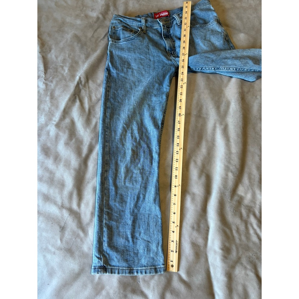 Lee Premium Select Regular Boys Husky Jeans Light Wash Blue Size 14 Husky - Picture 6 of 6